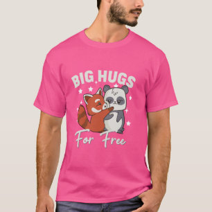 Gratis Mom Panda Beer knuffels T-shirt Schattige g