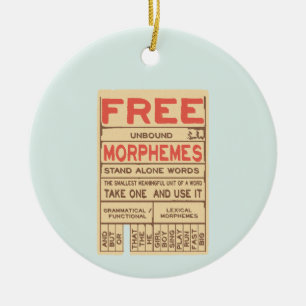 Gratis Morphemes Grammatica Engels Phonics Keramisch Ornament
