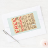 Gratis Morphemes Grammatica Engels Phonics Rechthoekige Sticker (Envelop)