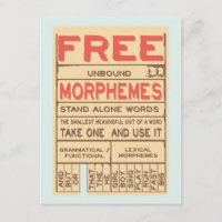 Gratis Morphemes Grammatica Engelse taal