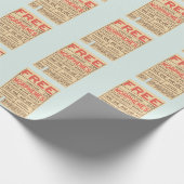 Gratis Morphemes Grammatica Engelse taal Cadeaupapier (Hoek)