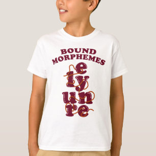 Gratis Morphemes Phonics leren Engels T-shirt