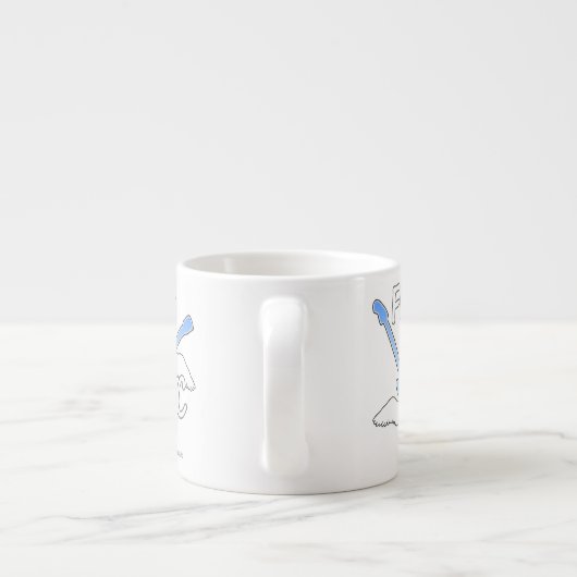 Gratis muziek espresso kop (Achterkant)