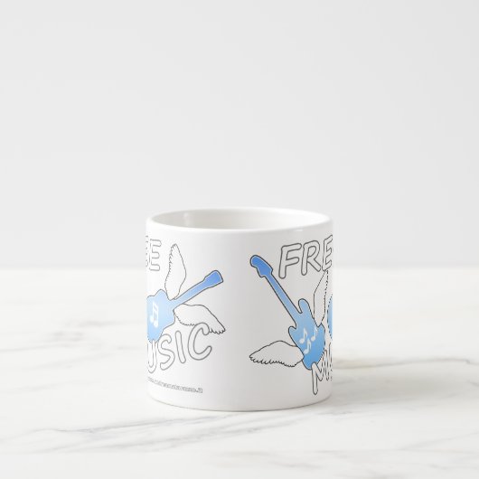 Gratis muziek espresso kop (Voorkant)