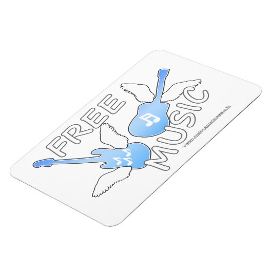 Gratis muziek magneet (Linkerzijde)