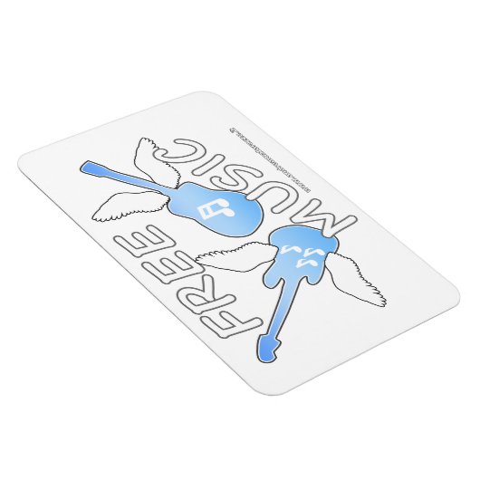 Gratis muziek magneet (Rechterzijde)