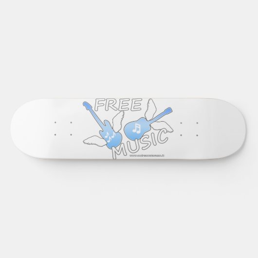 Gratis muziek persoonlijk skateboard (Horizontaal)