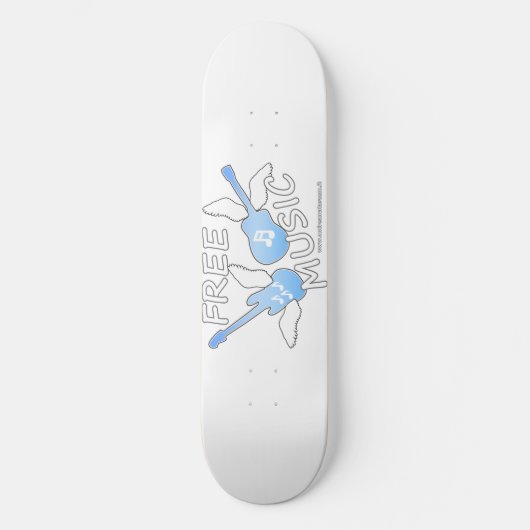 Gratis muziek persoonlijk skateboard (Voorkant)