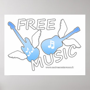 Gratis muziek poster