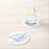 Gratis muziek ronde kartonnen onderzetter (Insitu)