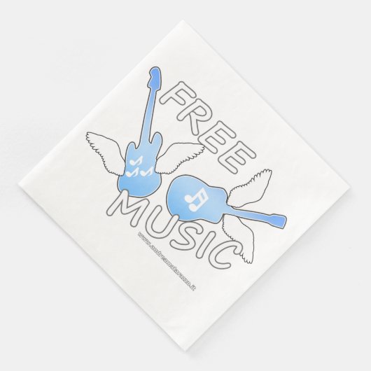 Gratis muziek servet (Hoek)