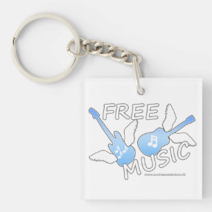 Gratis muziek sleutelhanger
