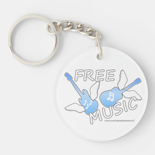 Gratis muziek sleutelhanger (Voorkant)