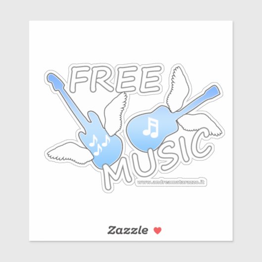 Gratis muziek sticker (Vel)