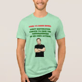 Gratis naar Goed Huis Tri-Blend Shirt (Voorkant)