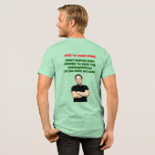 Gratis naar Goed Huis Tri-Blend Shirt (Voorkant)