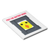 Gratis notebookset met batterijhennen notitieblok (Schuin)