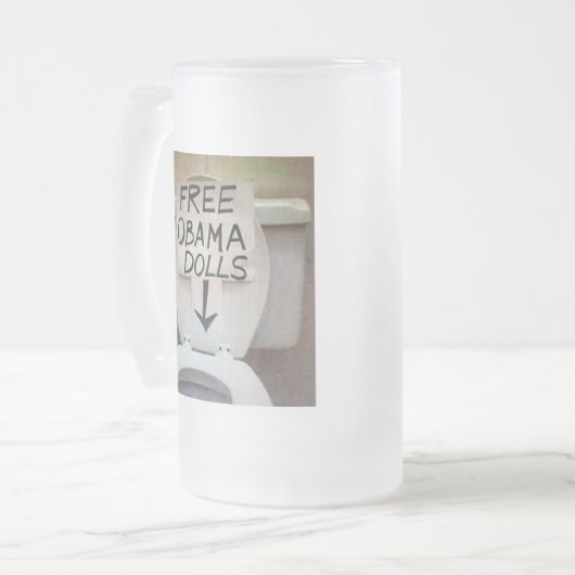 GRATIS OBAMA POPPEN MATGLAS BIERPUL (Voorkant links)