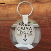 GRATIS OBAMA POPPEN SLEUTELHANGER (Voorkant)