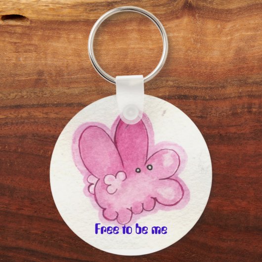 Gratis om mij te zijn sleutelhanger (Voorkant)