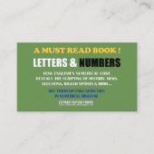 Gratis om waarheid/letters en cijfers te vinden (p visitekaartje (Voorkant)