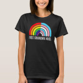 Gratis oma knuffels regenboog transgender vlag lgb t-shirt (Voorkant)