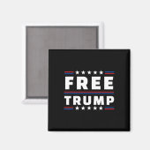 Gratis ondersteuning voor Donald Trump Republica Magneet (Voorkant / Achterkant)