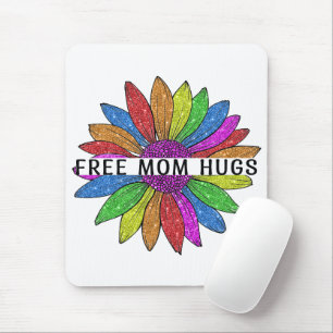 Gratis ondersteuning voor mama Hugs LGBTQIA+ Pride Muismat