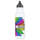 Gratis ondersteuning voor mama Hugs LGBTQIA+ Pride Waterfles (Rechts)