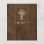 GRATIS ONTWERPBUDGET Gypsophila Sjabloon Flyer (Voorkant)