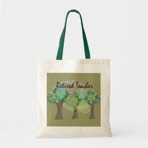 Gratis ontwerpcadeaus voor docenten Artsy Trees Tote Bag