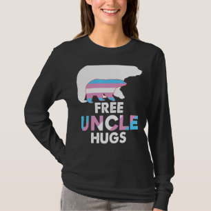 Gratis oom Hugs Transgender Rainbow Beer Lgbt Prid T-shirt
