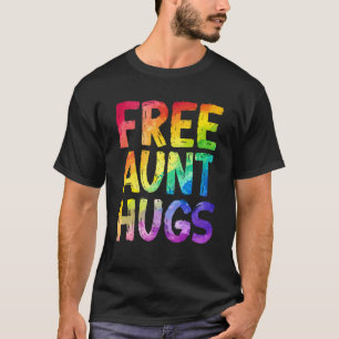 Gratis Oom Tante Knuffels LGBT Pride LGBTQ Lesbisc T-shirt