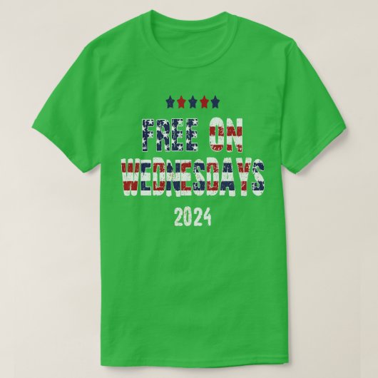Gratis op woensdag 2 t-shirt (Design voorkant)