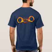 Gratis Oranje papa met Fire 'Manchetten en OD logo T-shirt (Achterkant)