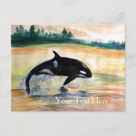 Gratis Orka Whale Briefkaart