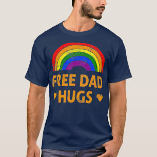 Gratis Pa Hugs LGBTQ Gay Lesbische Pride Maand T-shirt