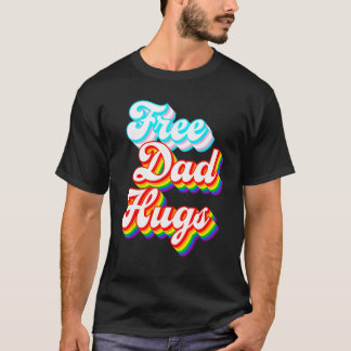 Gratis Pa Hugs LGBTQ+ Trans Rainbow Pride T-shirt