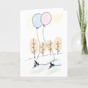 Gratis paar op een bijenavontuur samen feestdagen kaart