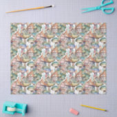 Gratis Paddenstoelenhuisjes Patroon (3) Tissuepapier (Craft)