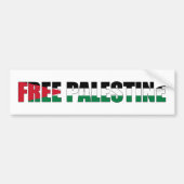 Gratis Palestijnse bumpersticker (Voorkant)