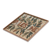 GRATIS PALESTIJNSE olijven takken mozaïek keramisc Tegeltje (Zijkant)