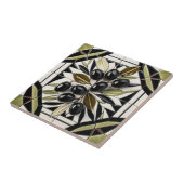 GRATIS PALESTIJNSE olijven takken mozaïek keramisc Tegeltje (Zijkant)