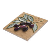 GRATIS PALESTIJNSE olijven takken mozaïek keramisc Tegeltje (Zijkant)