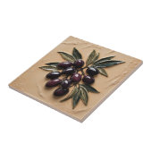 GRATIS PALESTIJNSE olijven takken mozaïek keramisc Tegeltje (Zijkant)