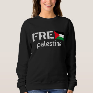 Gratis Palestina citaat met vlag om Palestina te s Trui