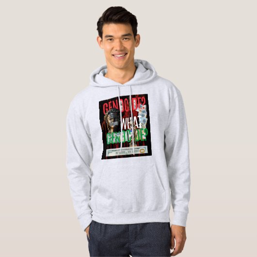 Gratis Palestina Hoodies| Neen aan de genocide in  Hoodie (Voorkant volledig)
