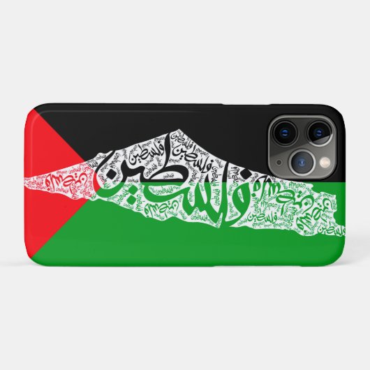 Gratis Palestina kaart en vlag فلسطين Case-Mate iPhone Case (Achterkant (horizontaal))
