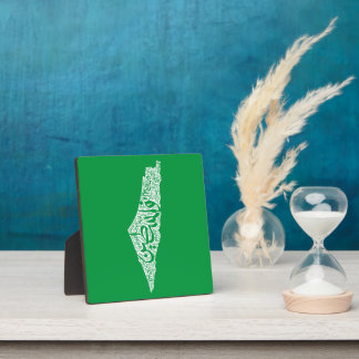 Gratis Palestina kaart en vlag فلسطين Fotoplaat