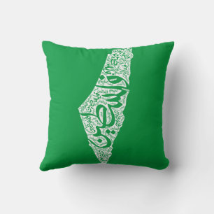 Gratis Palestina kaart en vlag فلسطين Kussen